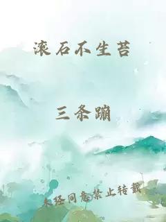 滚石不生苔